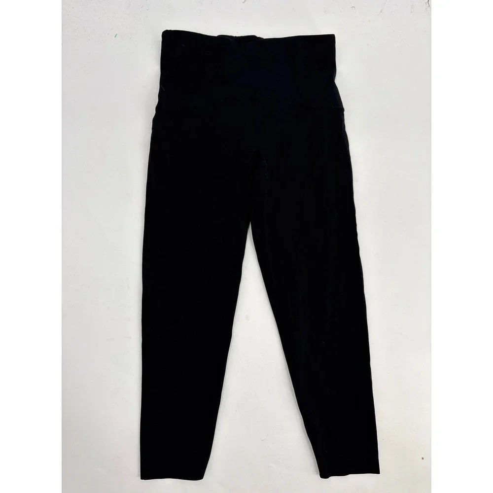 Spanx Booty Boost Active Leggings Black High Waisted Sculpting Size Large
